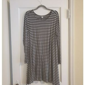 Striped swing dress